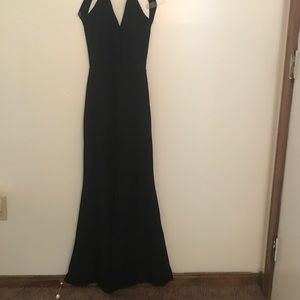 Long black dress